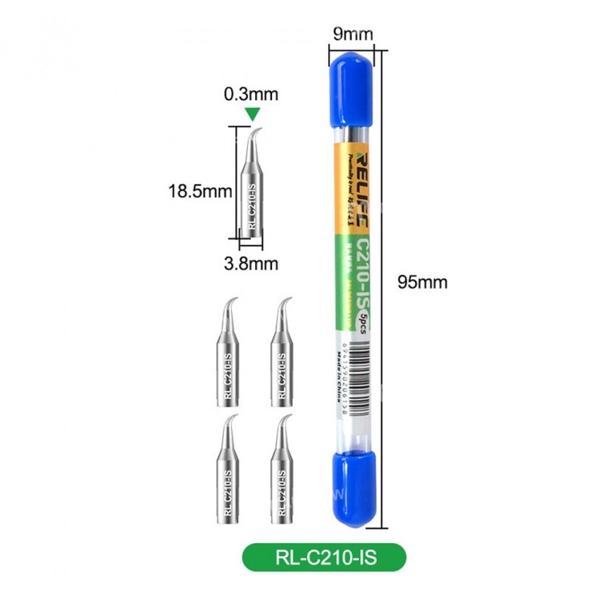 Relife RL-C210 Universal C210 Soldering Iron Replacement Head - 1Pcs
