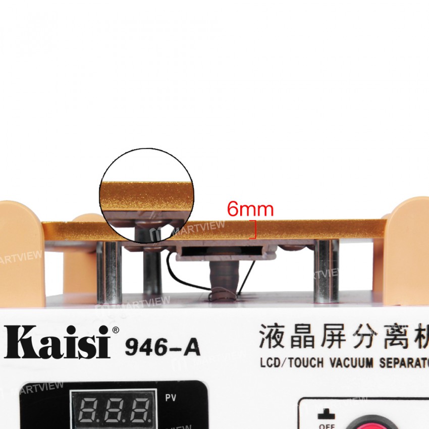 Kaisi 946A LCD Touch Screen Separator Built-in Vacuum Pump Suitable for Mobile Phone Screens Below 7