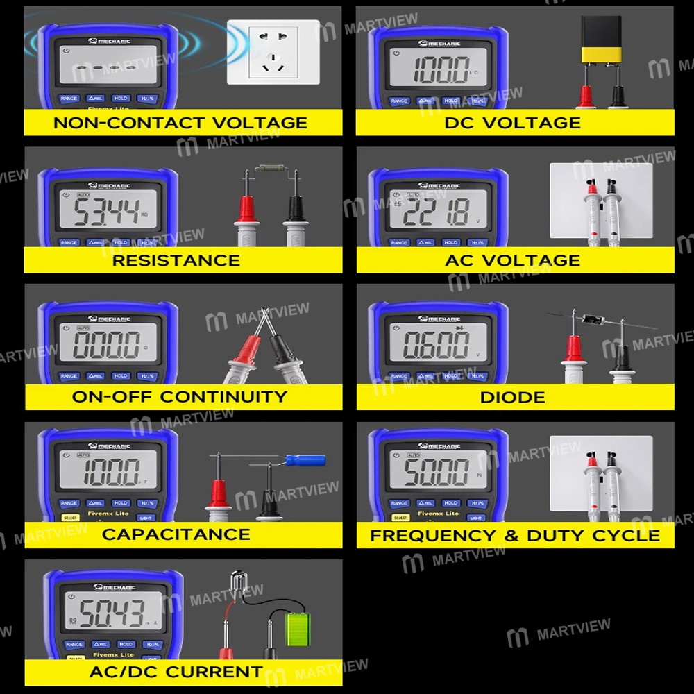 mechanic fivemx-lite-intelligent-anti-burning-auto-range-multimeter-for-ac-dc-measurement-10