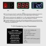 BST-212 150W Powerful Smoke Purifier With Electric Soldering Iron for Welding Purifying Filtering