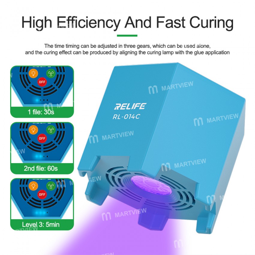 relife rl-014c-2-in-1-smart-cooling-air-fan-uv-curing-light-for-motherboard-repair-9