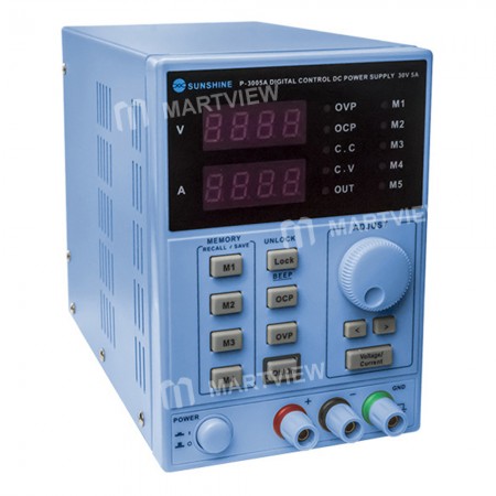 Sunshine P-3005A 30V 5A Digital Programmable Adjustable DC Power Supply