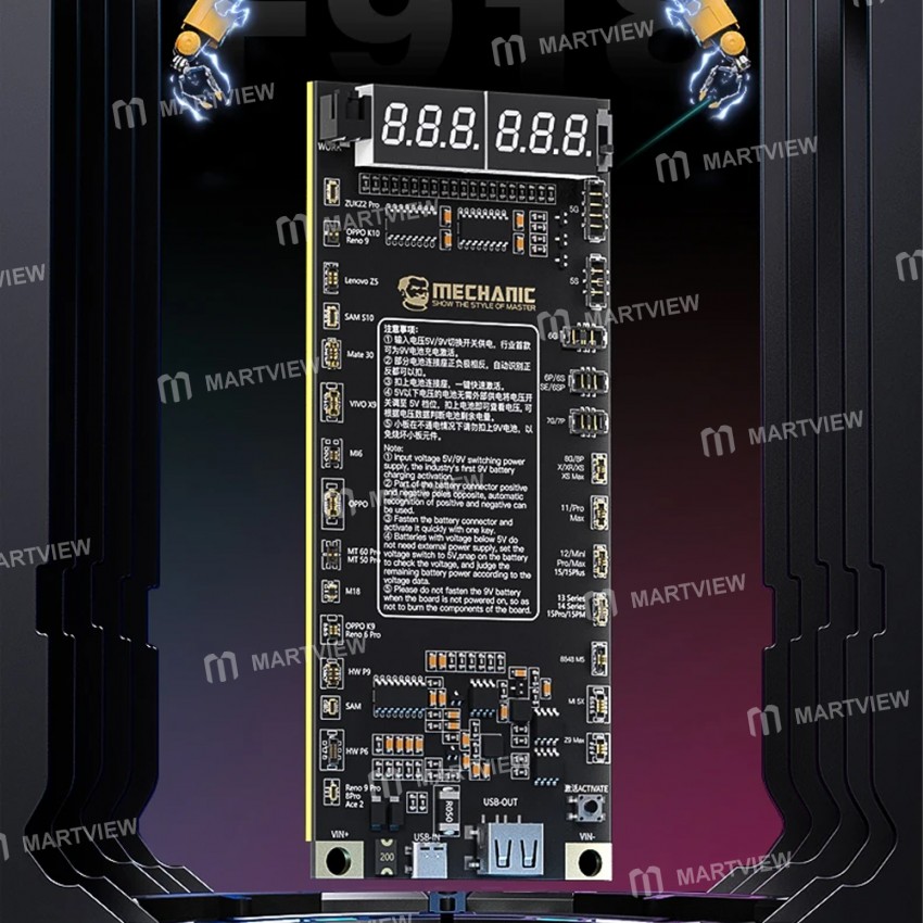 mechanic f918-battery-activation-board-for-iphone-6-to-15pro-max-and-400-android-phone-2