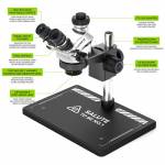 luowei lw-tr02-b3tv-7-50x-synchronous-zoom-trinocular-stereo-microscope-with-aluminum-alloy-base-3