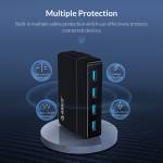 Orico H4928-U3 4-Port Superspeed USB 3.0 HUB with 12V Power Adapter for Desktop Computer Laptop