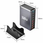 320w 8-port-4c4a-high-power-desktop-gan-charger-for-mobile-phone-tablet-game-consoles-3
