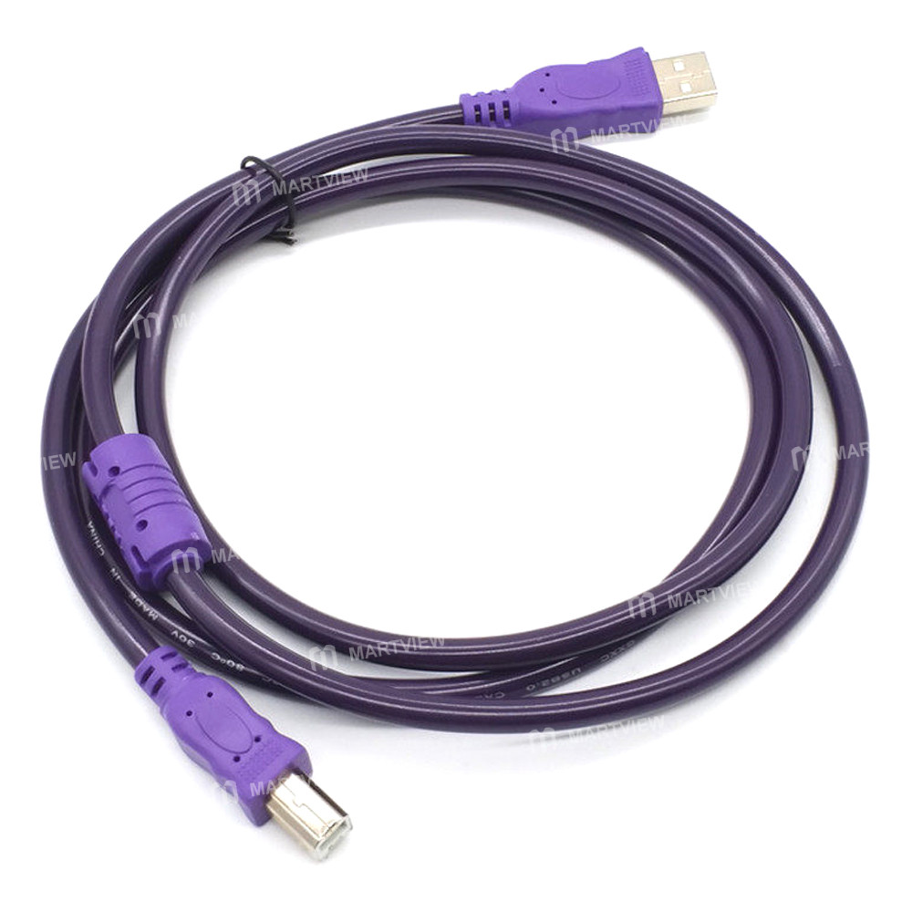 various sizes-purple-usb-20-to-square-ended-printer-cable-with-ferrite-ring-5