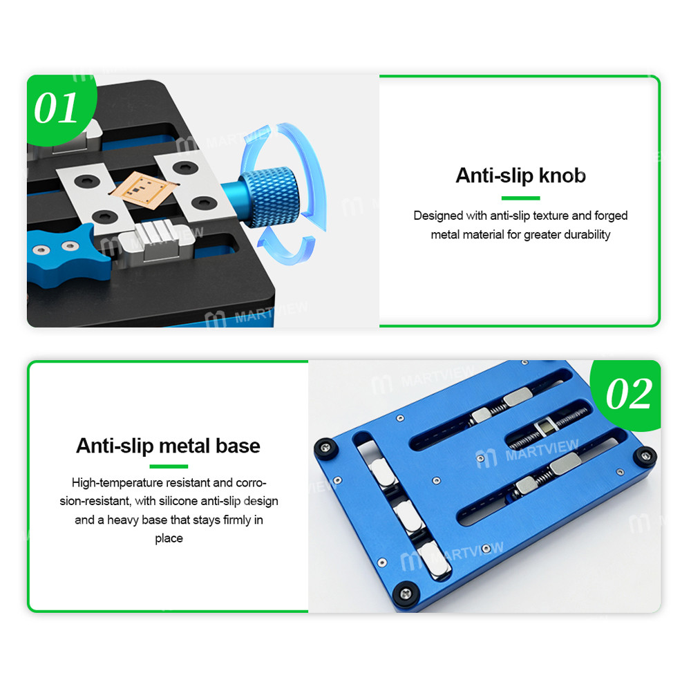 relife tf6-integrated-dual-clamp-repair-fixture-compatible-with-dual-layer-non-standard-motherboards