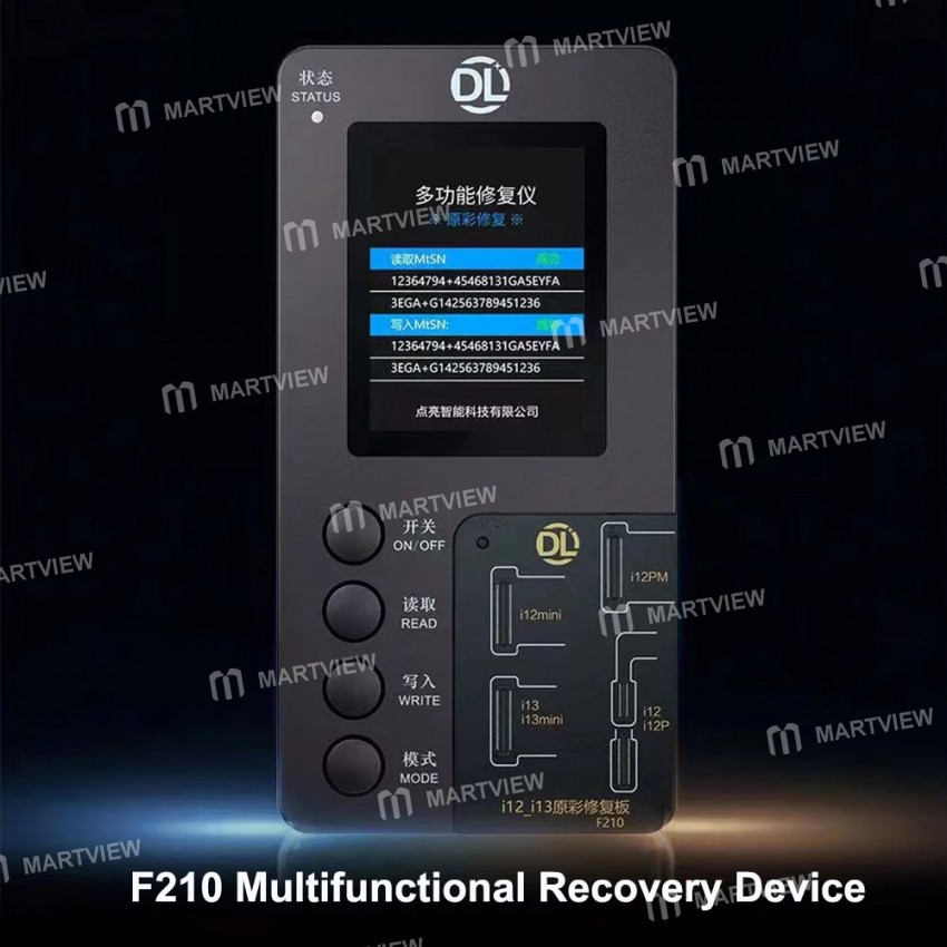 DL F210 Multifunction LCD Original Color Recovery Programmer for iPhone 8~13 / 13 Mini