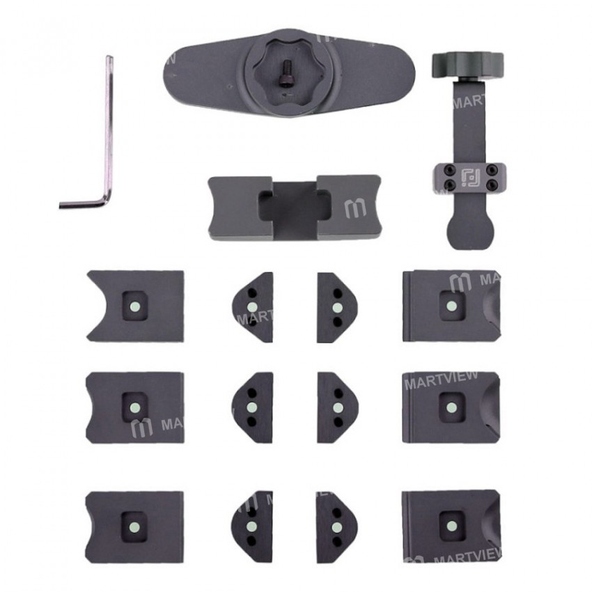 JF-866 16 in 1 Battery Cover Corner and Sidewall Repair Tools Kit for iPhone iPad