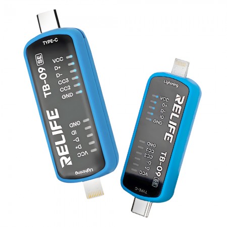 Relife TB-09 SE Simple Type-C & Lightning Charging Port Tester for iPhone and Android Phones