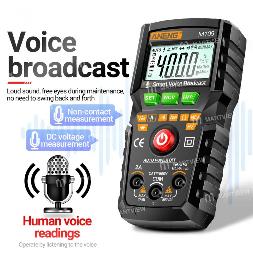 aneng m109-4000-intelligent-anti-burning-count-digital-multimeter-with-voice-announcement-2