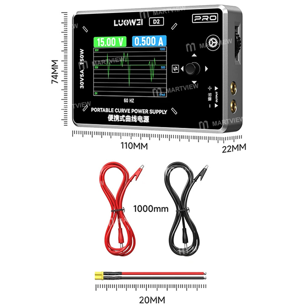luowei d2-auto-constant-current-constant-voltage-portable-curved-power-supply-11