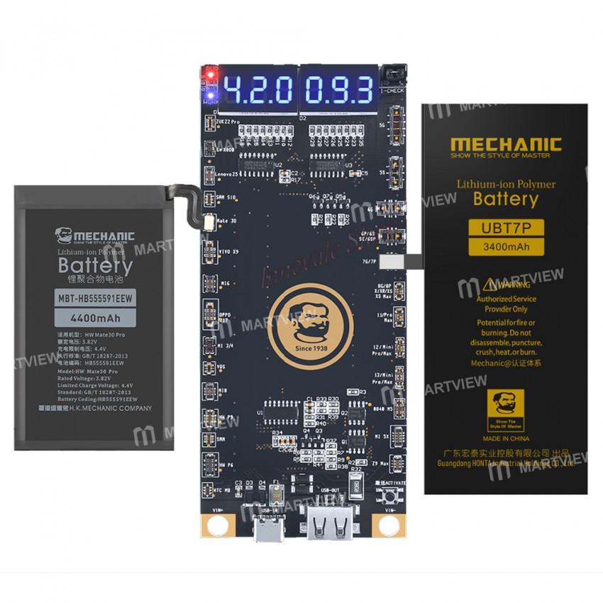 Mechanic BA27 Battery Activation Detection Board with USB Cable Latest Support iPhone13 Series / And