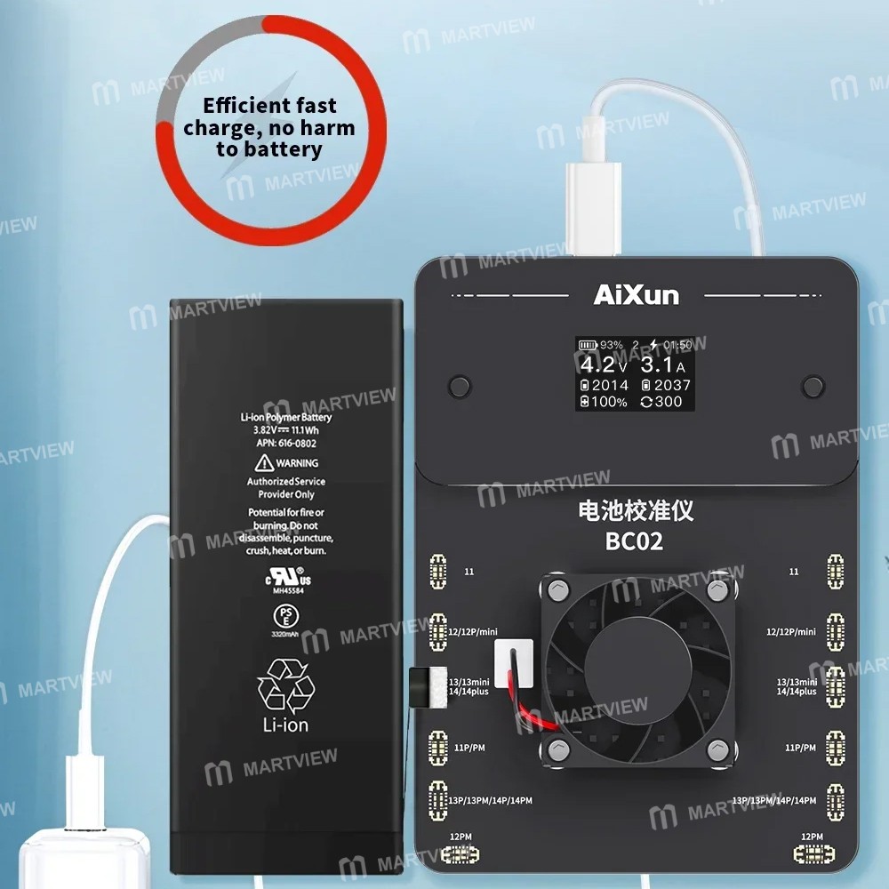aixun bc02-dual-channel-battery-calibrator-for-iphone-11-to-14pro-max-5