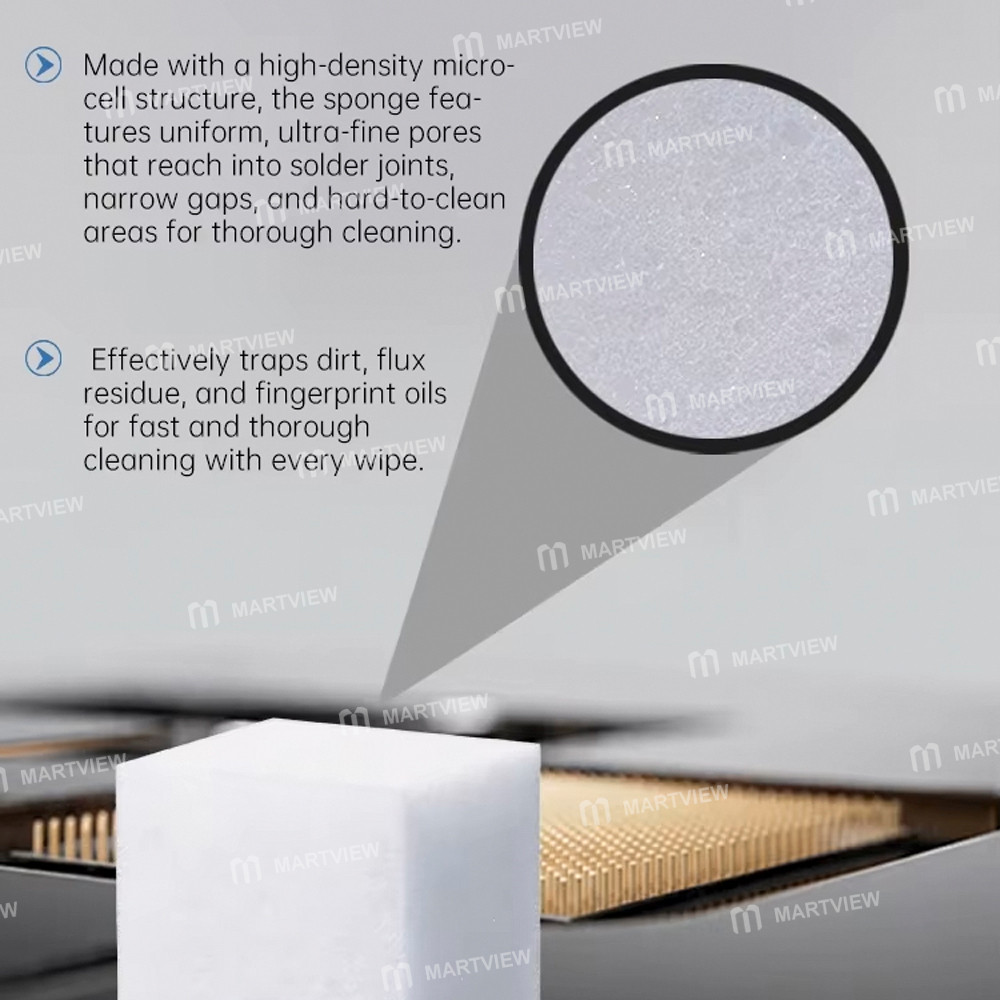 jcid hm-5-lint-free-nano-cleaning-sponge-for-screen-camera-pcb-soldering-cleaning--500pcs-5