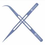 Amaoe NK1 / NK2 Non-magnetic Super Toughness Industrial Titanium Alloy Tweezers for Phone Repair