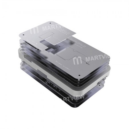 TuoLi TL-19A 10in1 BGA Mid-level Motherboard Reballing Stencil Platform for iPhone X - 12 Pro Max