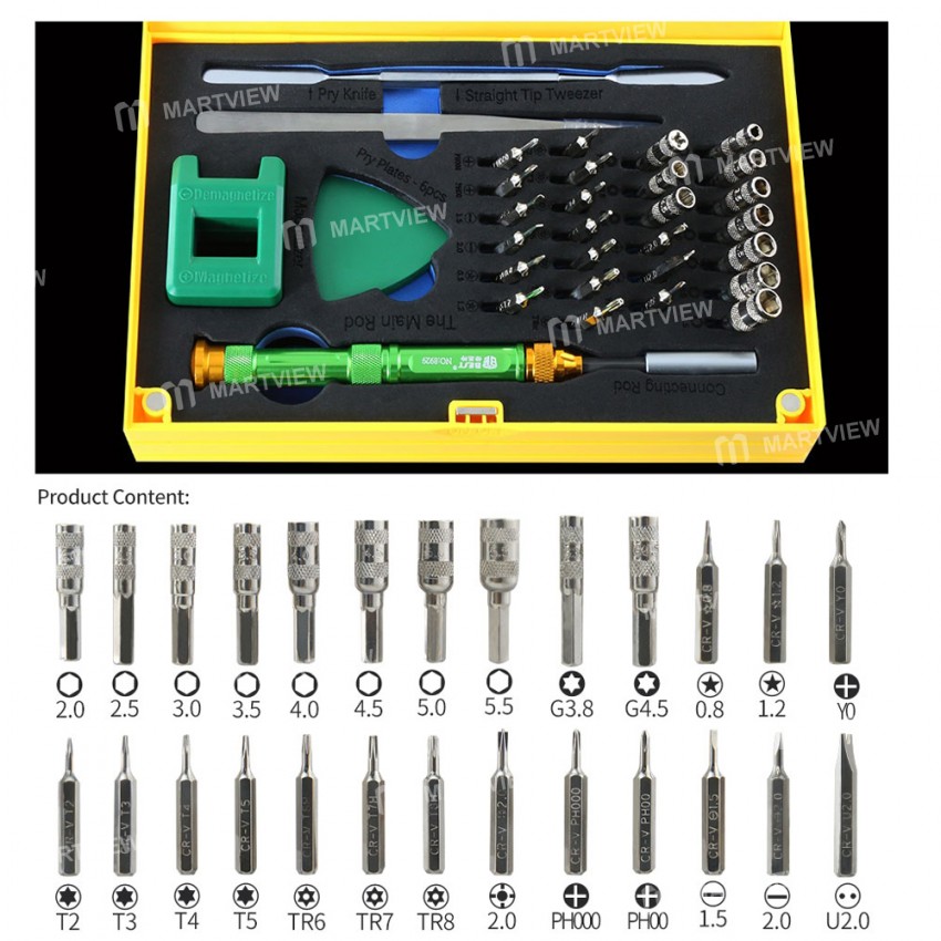 bst 8929-37-in-1-multifunctional-precision-magnetic-screwdriver-kit-for-phone-disassembly-repair-2