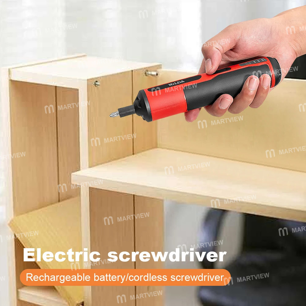 hilda multifunction-rechargeable-4v-cordless-electric-screwdriver-with-27pcs-screwdriver-bits-8