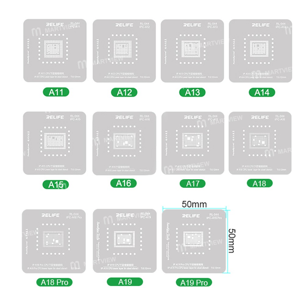 relife rl-601ma-iphone-cpu-lower-layer-tin-planting-platform-set-10