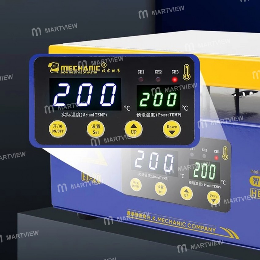 Mechanic ET-10 Intelligent Double Digital Constant Temperature Heating Table