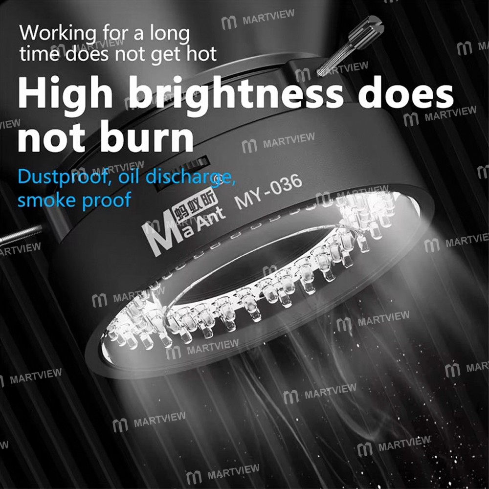 maant my-036-72-high-light-beads-usb-microscope-led-ring-light-with-dust-filter-5