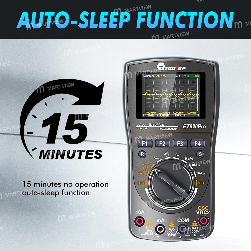 tooltop et828pro-2-in-1-digital-graphical-oscilloscope-multimeter-supports-waveform-storage-11