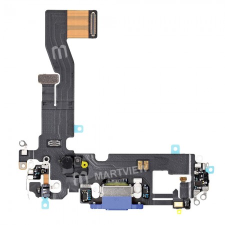 Replacement usb charging flex cable for iPhone 12 12 pro blue
