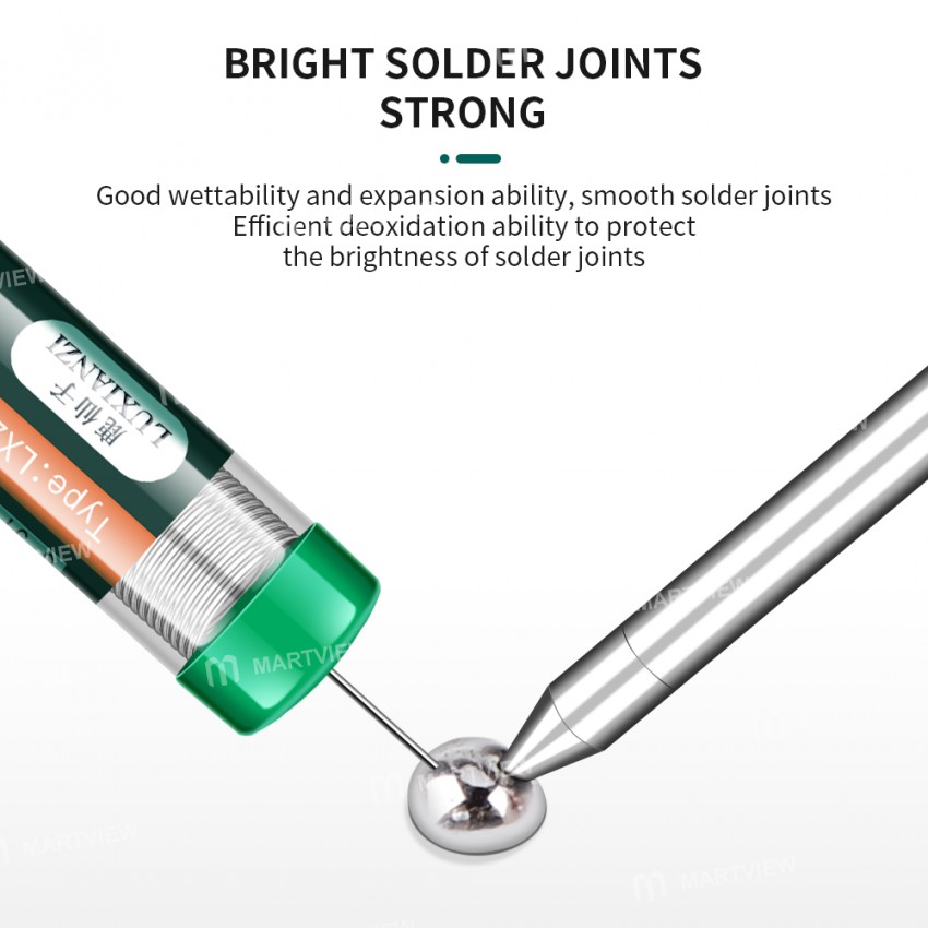 luxianzi 3m-08mm-battery-nickel-sheet-special-solder-tin-wire-for-mobile-phone-repair-5