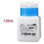 luxianzi 120-180-250ml-multi-capacity-blue-cap-square-bottle-push-up-plastic-alcohol-bottle-12