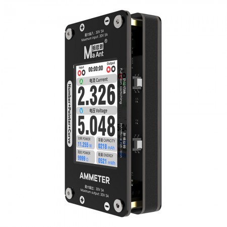 MaAnt DL-02 Intelligent Number Pointer Curve Ammeter for Motherboard Current Voltage Detection