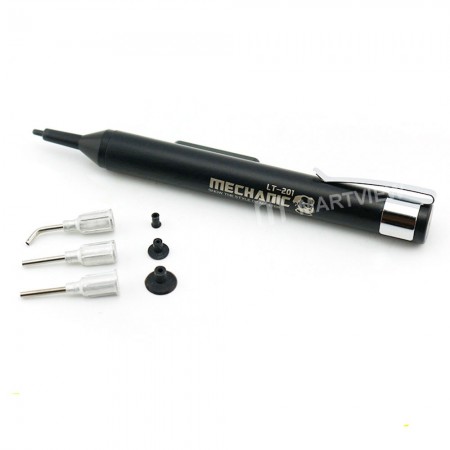 Mechanic LT201 IC Pick Up Vacuum Sucking Pen with 3 Suction Cups Sucker Pen for Phone Repair