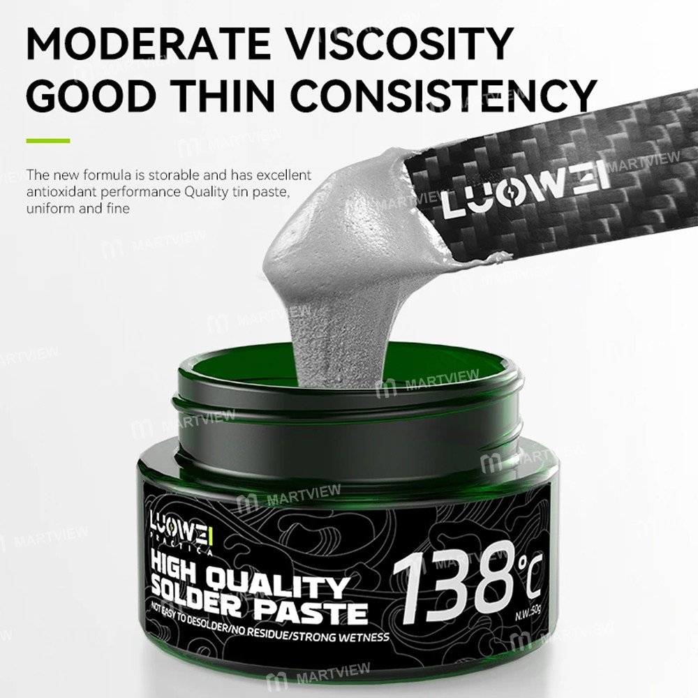 luowei lw-sp1-50g-138-158-183-217-lead-free-solder-paste-for-pcb-repair-5