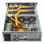 4U 28 Slots Multi Hard Disk Chassis E-ATX Motherboard Host Industrial Computer Server Chassis with 6