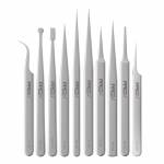 PPD Ultra-fine Anti-magnetic Stainless Steel Tweezers for Motherboard IC Chip Repair