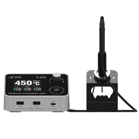18 Kinds T-210 High Power Smart Desktop Digital Soldering Station with Temperature Calibration (Pre Order 1-3 Days)