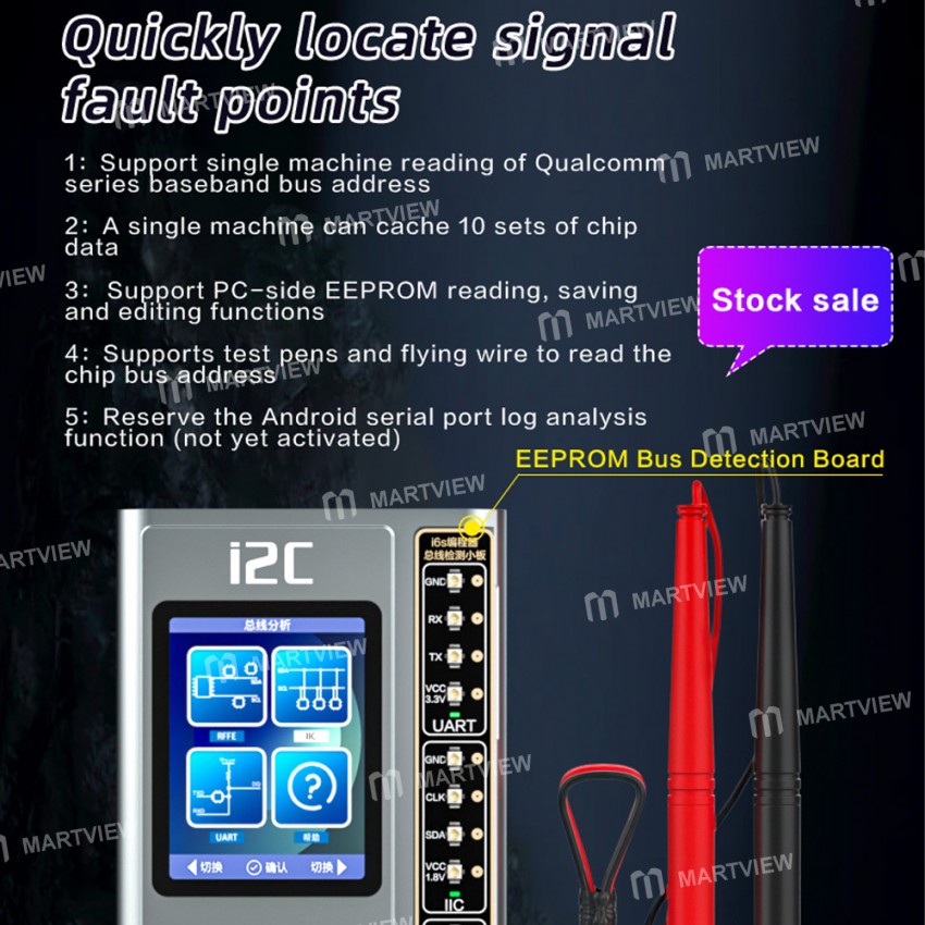 i2c i6s-rffe-chip-bus-detection-small-board-for-quickly-locate-the-fault-point-of-the-signal-section