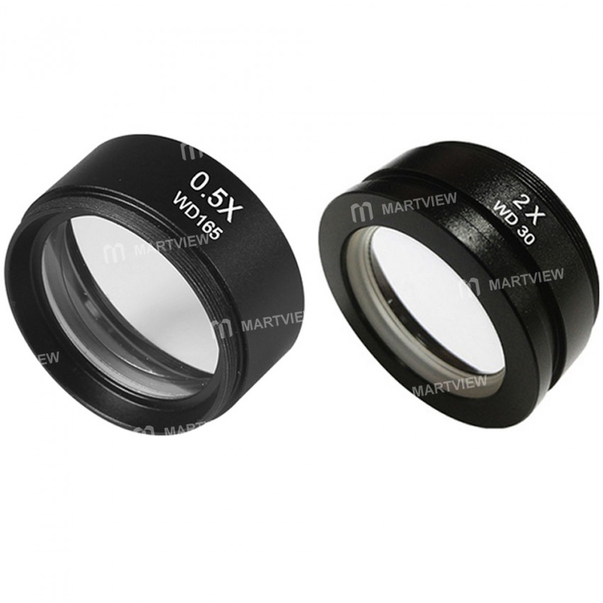 Kaisi SZM 0.5X / SZM 2.0X Auxiliary Objective Lens For Stereo Zoom Microscope