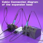 i2C SW-CH Intelligent Welding Station Expansion Base Applies to JBC T115 / T210 / T245 Soldering Sta