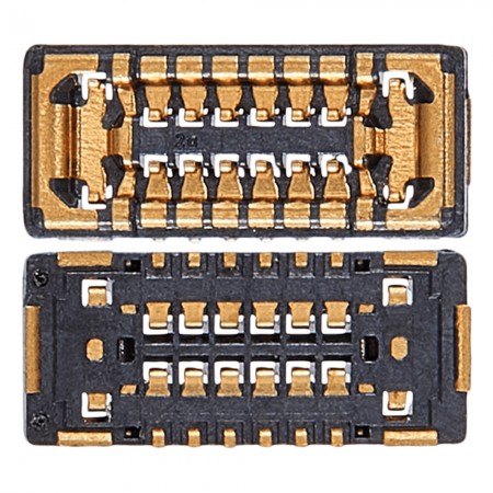 12-Pin Inductor Environment Light Sensor FPC Connector Compatible for iPhone 15 / 15 Plus - 2Pcs