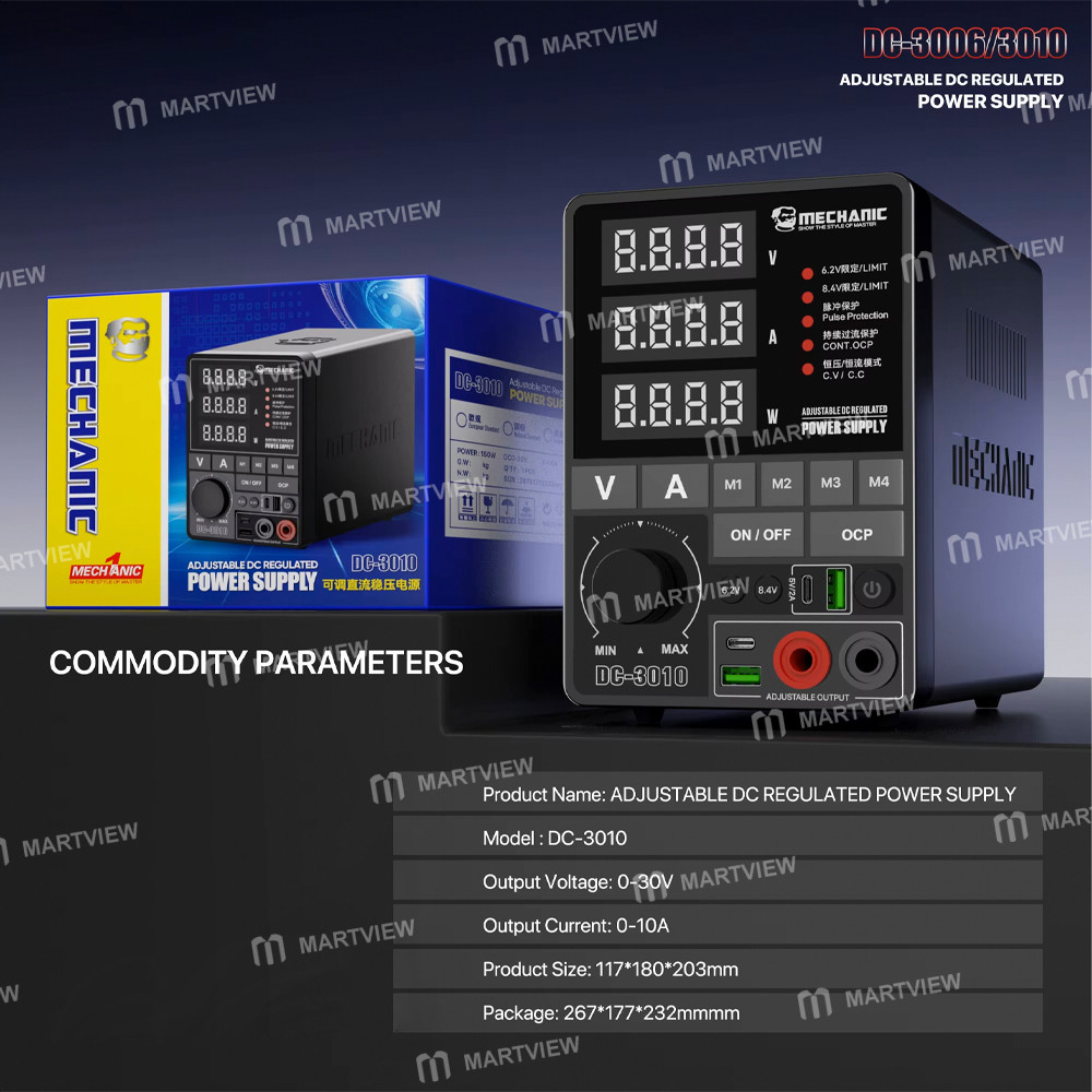 mechanic dc-3006-dc-3010-30v-6a-10a-high-power-digital-adjustable-dc-regulated-power-supply-9