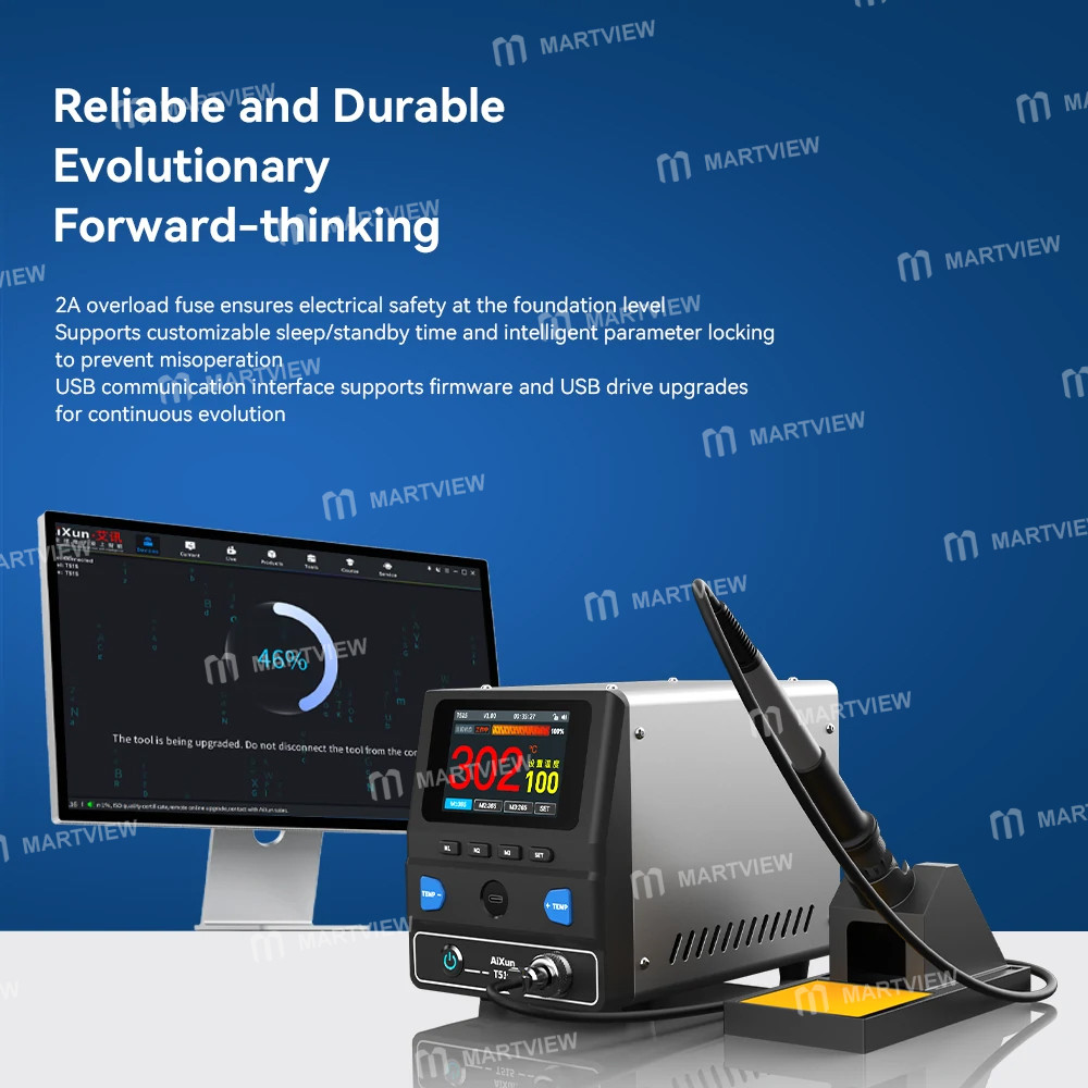 aixun t515-150w-hd-color-display-high-frequency-soldering-station-with-usbrs485-communication-6