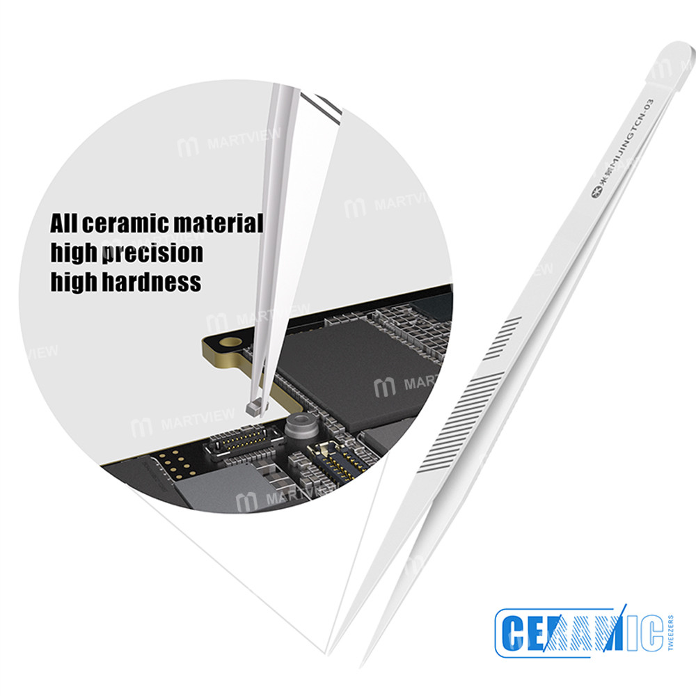 mijing tcn-series-anti-static-non-magnetic-precision-ceramic-tweezers-for-pcb-repair-4