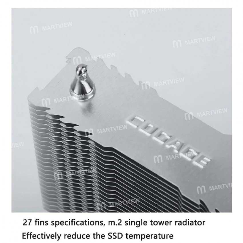 thermalright cogage-ssd-h1-passive-m2-solid-state-single-tower-radiator-supports-pci-e50-9