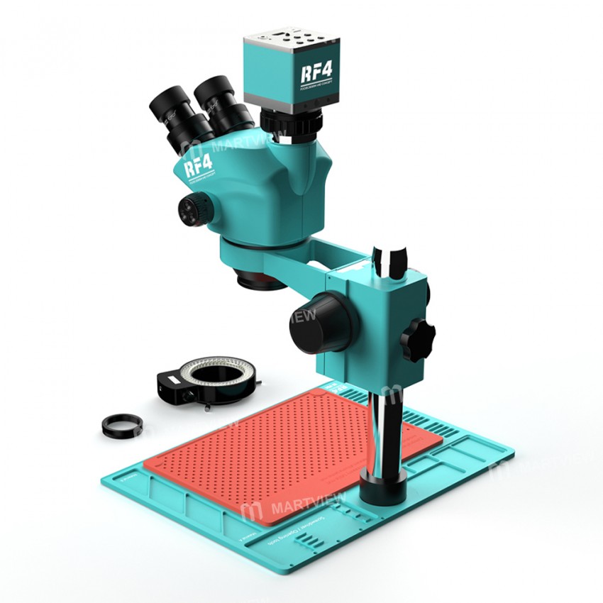 rf4 rf-7050-po4-70x-50x-binocular-stereo-microscope-with-4k-ultra-hd-camera-po4-base-3