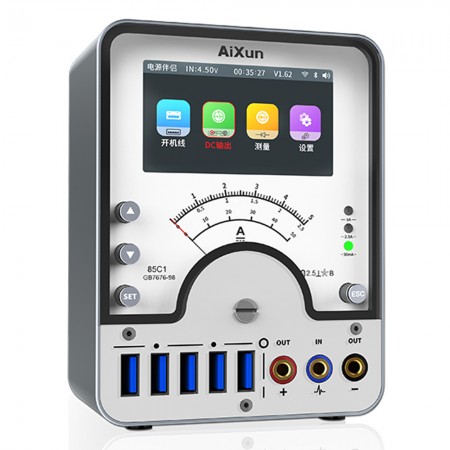 Aixun PM02 Multi-function Digital Display + Pointer Type DC Voltage Regulated Power Supply