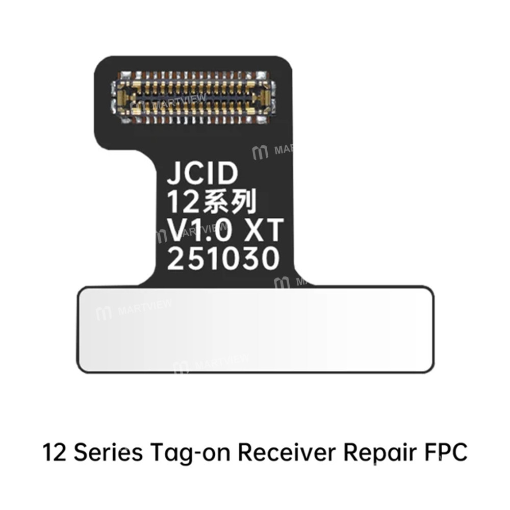 jcid face-id-repair-tag-on-receiver-repair-fpc-cable-for-iphone-12-series-2