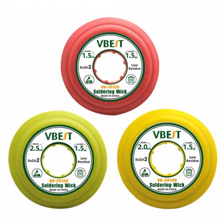 VBEST 1.5M Low-Residue Storage-type Pure Copper Braid Tin Absorbing Line