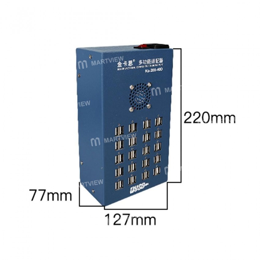 Multiport USB Charging Station for Mobile Phone Tablet Camera MP4 Charger 200W 5V 40A - 40 Port